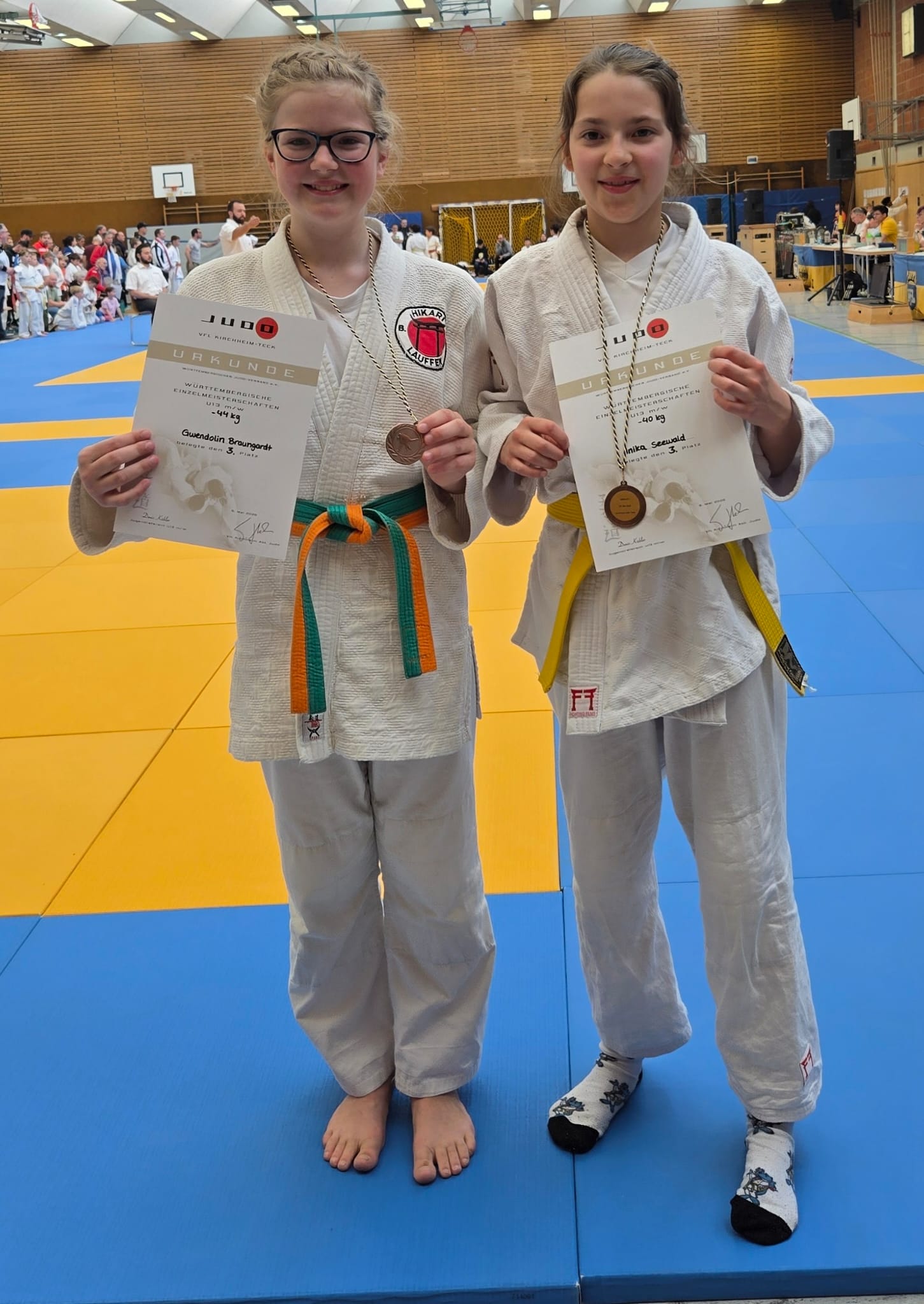 Zweimal Bronze bei den Judo-Landesmeisterschaften U13